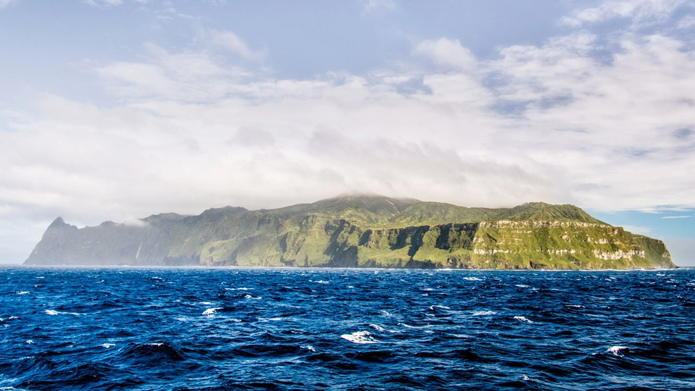 Una delle isole dell'arcipelago Tristan da Cunha