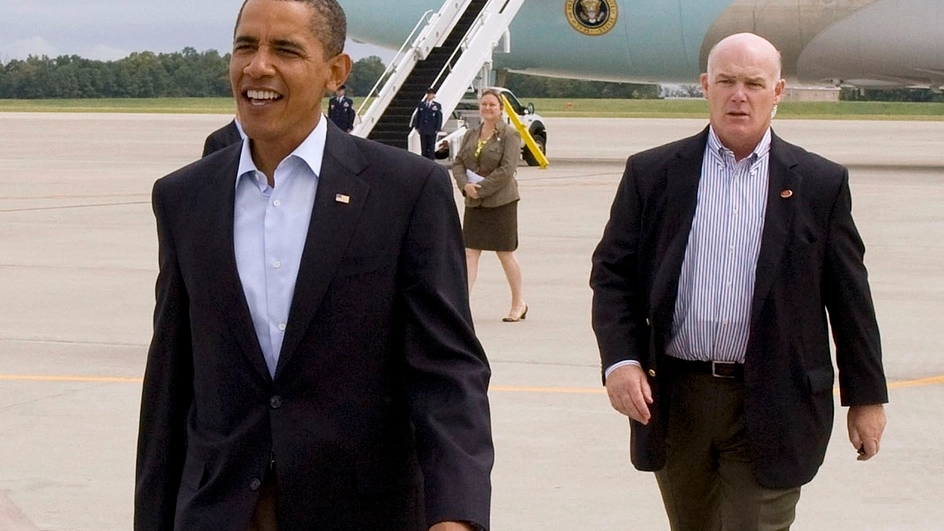 Barack Obama con Joseph Clancy, tornato oggi a guidare il Secret service (Reuters)