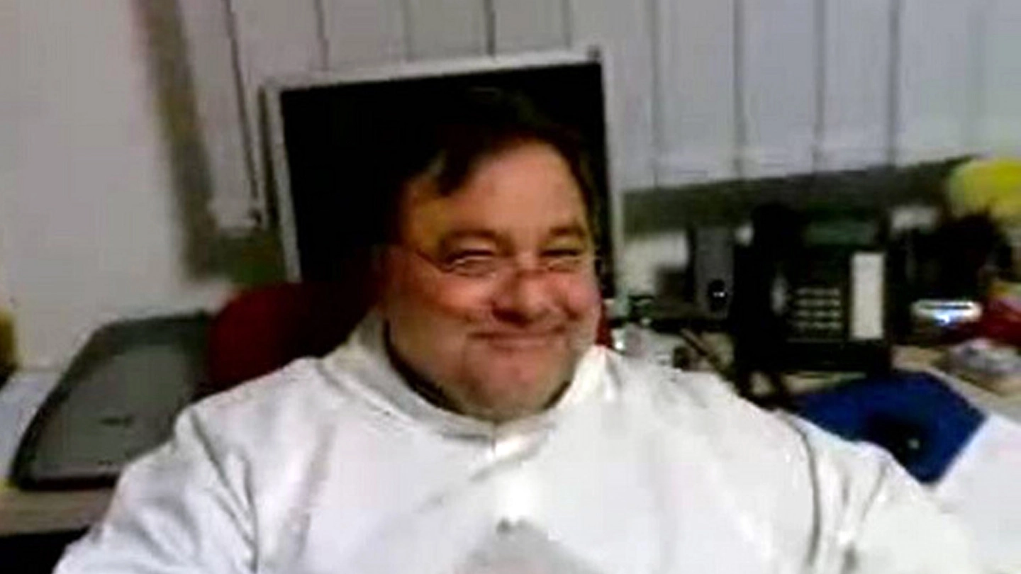 Don Ruggero Conti, l'ex parroco arrestato per pedofilia, in una foto d'archivio - Ansa