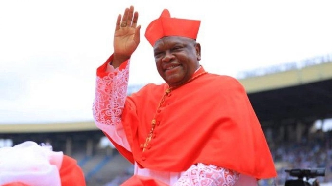 Il cardinale Fridolin Ambongo, originario del Congo
