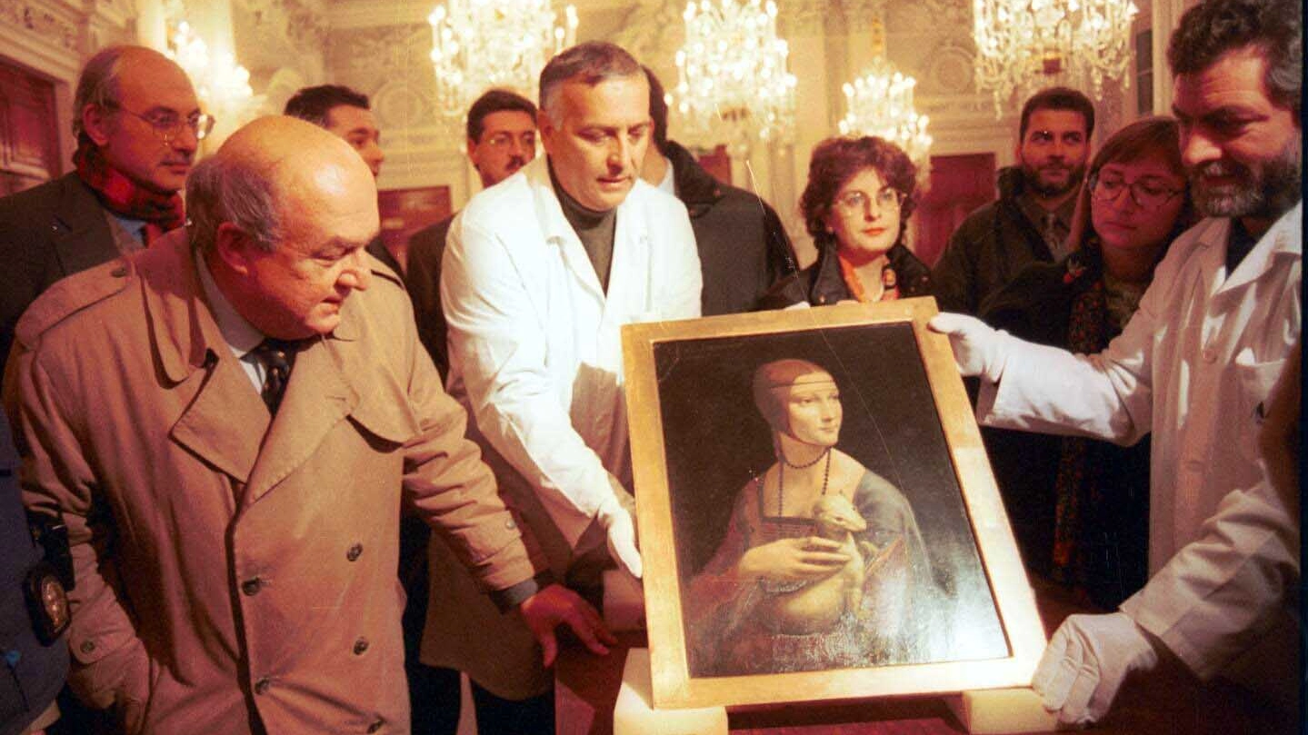 La dama con l'ermellino di Leonardo da Vinci (Germogli)