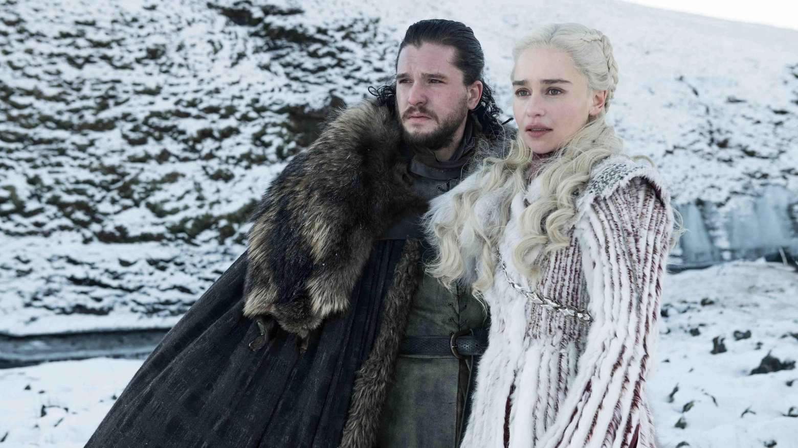 Jon Snow e Daenerys de 'Il trono di spade'