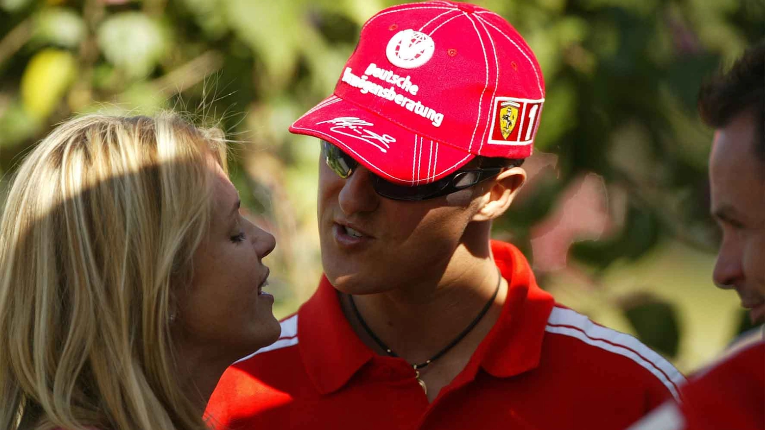 Corinna e Michael Schumacher in una foto di archivio (Alive)