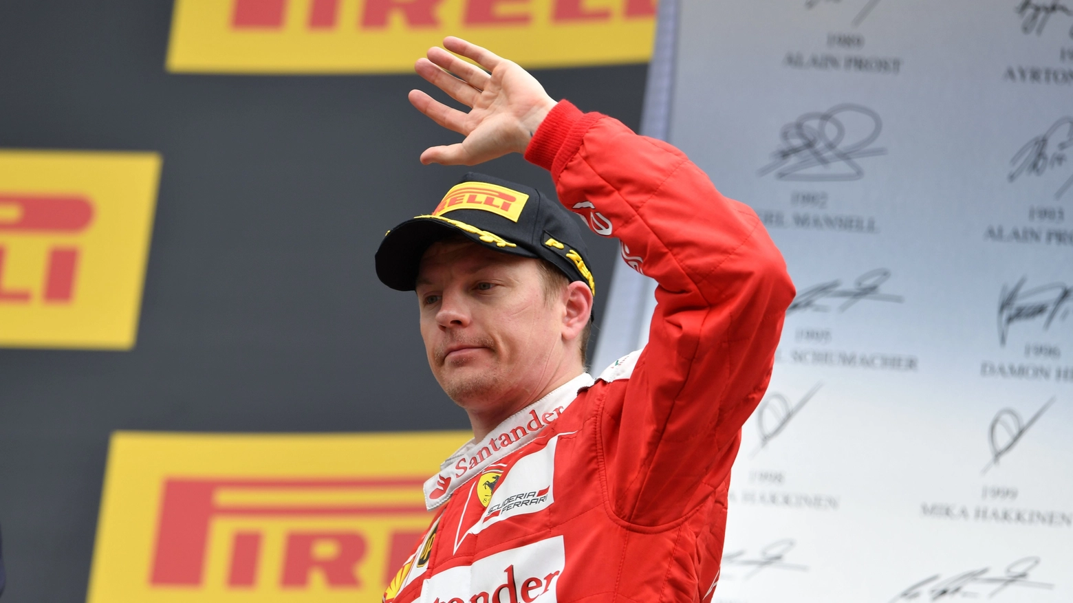 Kimi Raikkonen si ritirerà nel 2017 (AFP)
