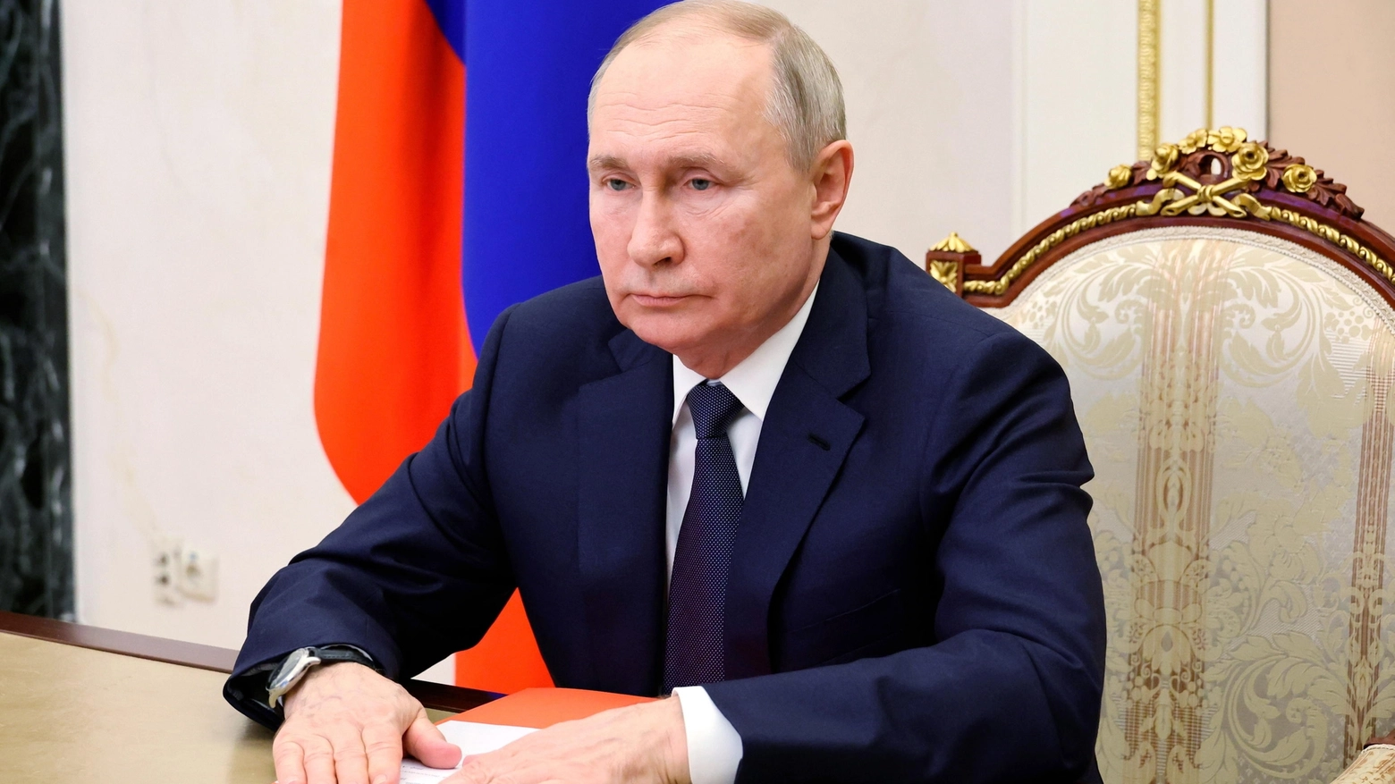 Il presidente russo Vladimir Putin (Ansa)