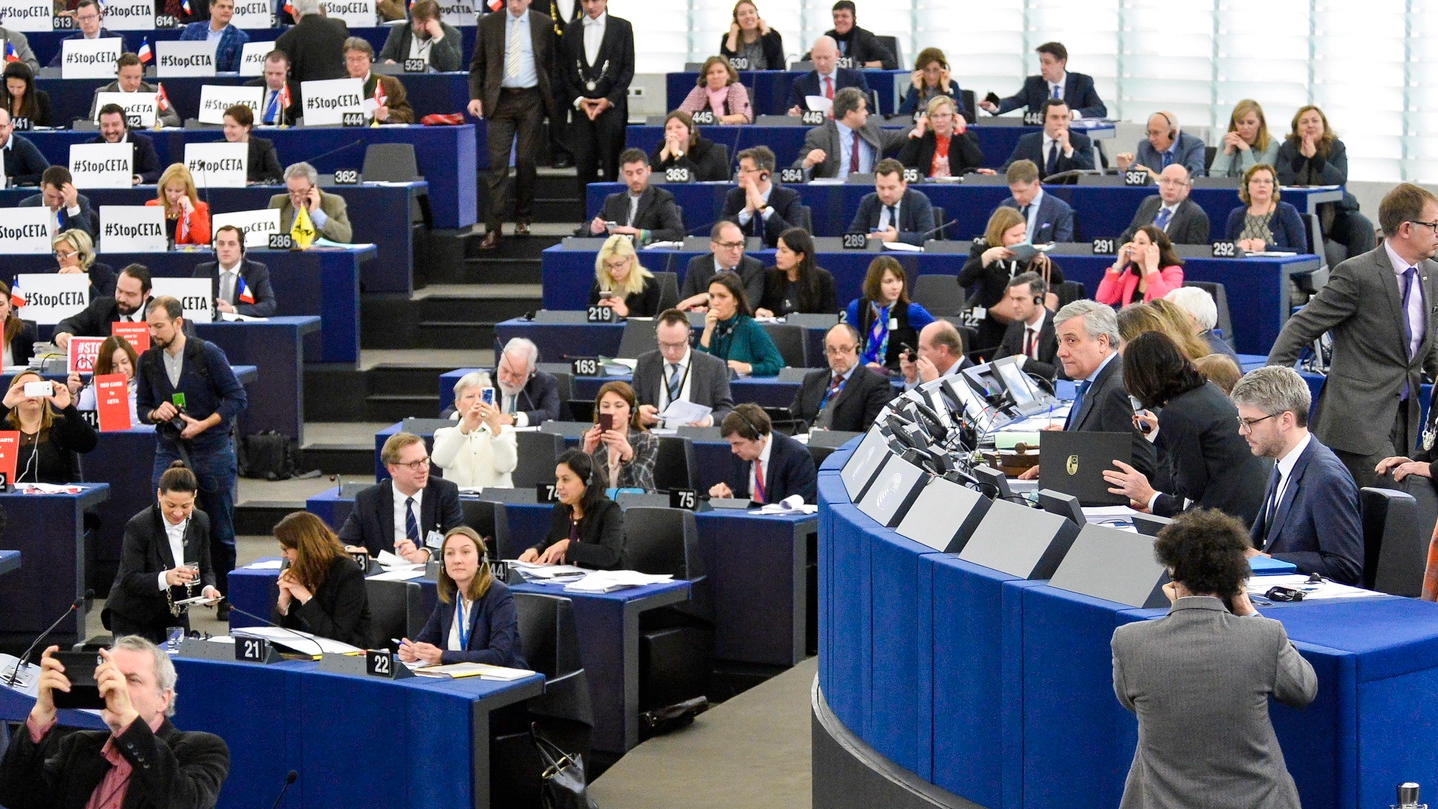 Una seduta del Parlamento Europeo