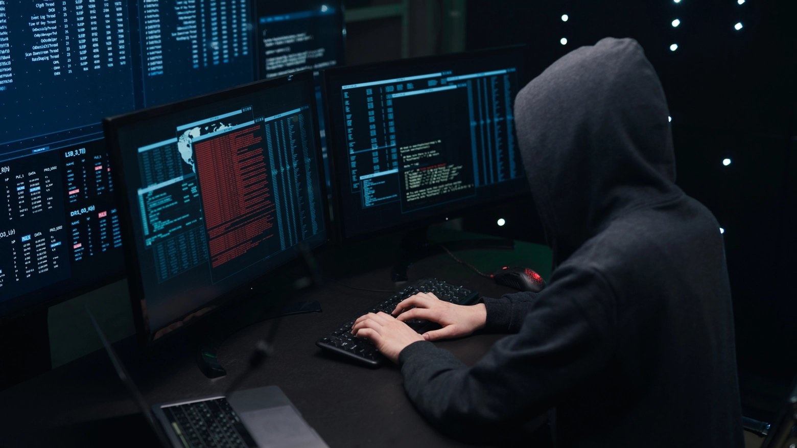 Un hacker in azione