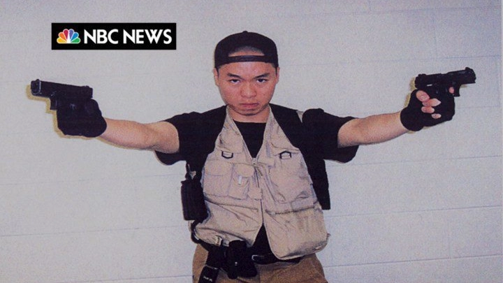 Cho Seung-Hui, il killer di 32 persone in una università della Virginia (Ansa)