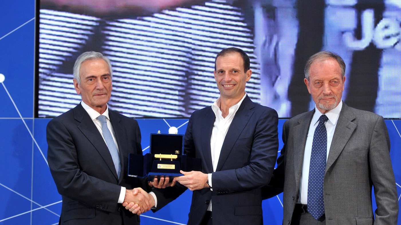 Massimiliano Allegri premiato con la Panchina d'Oro 2018