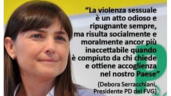 Debora Serracchiani 'usata' per una campagna social di Forza Nuova