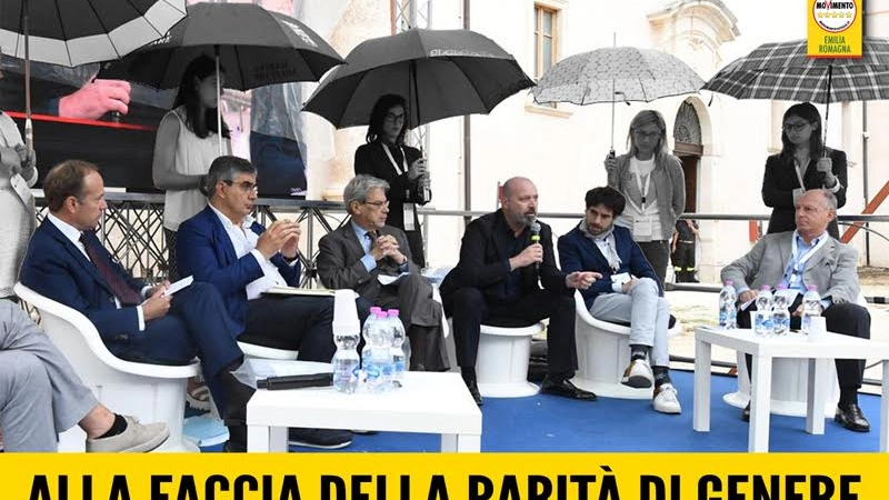 Il 'caso ombrelli' durante la due giorni Fonderia Abruzzo