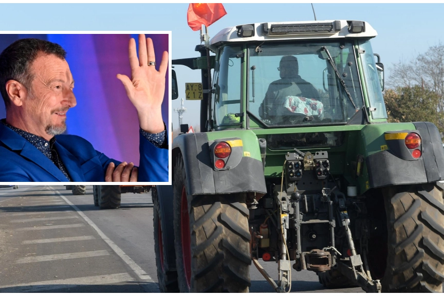 Gli agricoltori puntano a portare la protesta al Festival di Sanremo