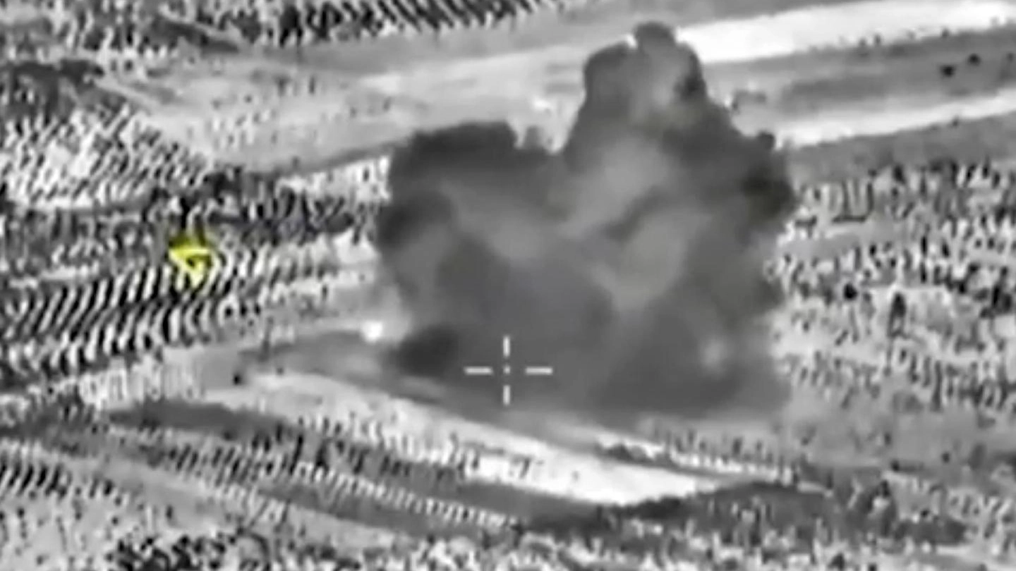 Siria, i raid russi in un video (Ansa)