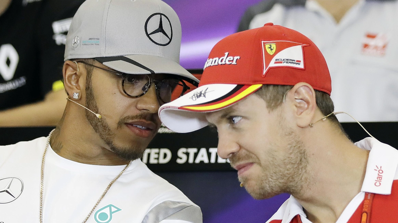 Hamilton e Vettel (LaPresse)