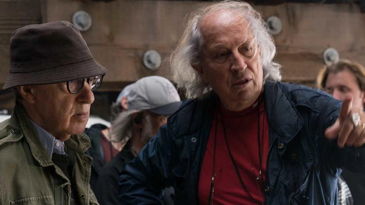Woody Allen sul set con Vittorio Soraro
