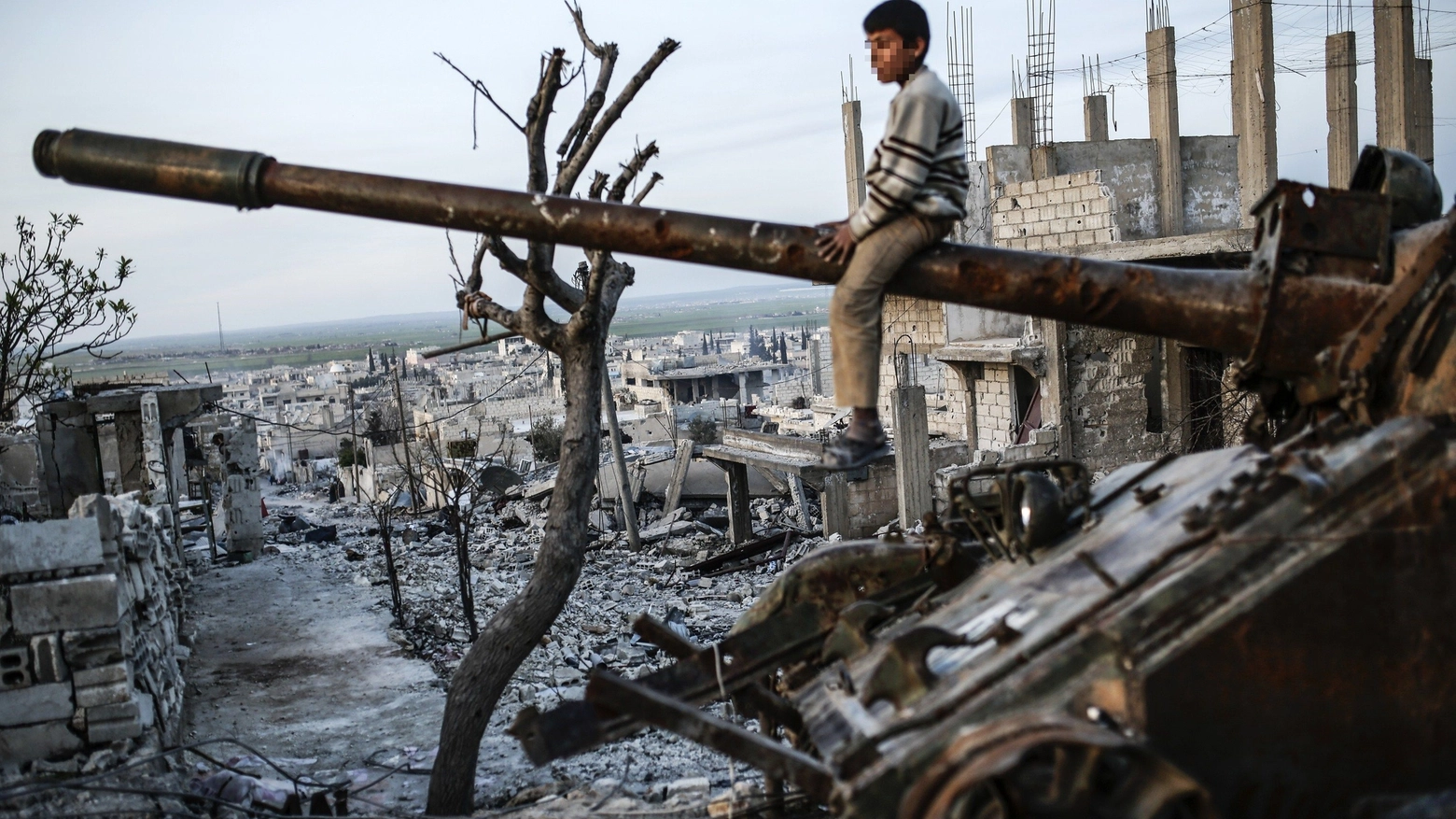 Kobane, la città al confine tra Siria e Turchia massacrata dalla guerra (AFP)