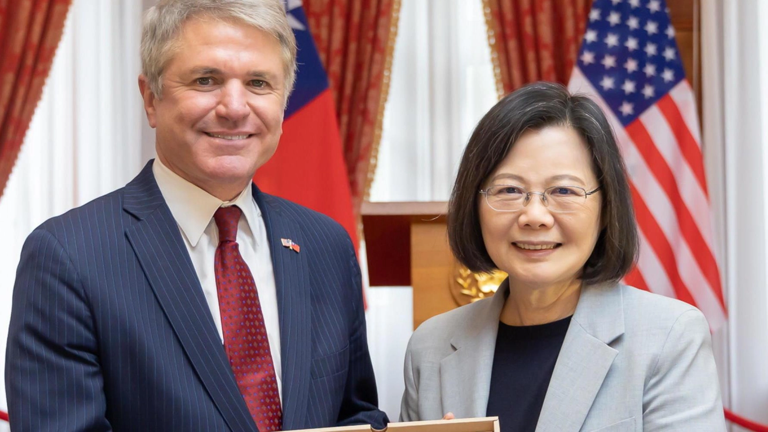 La presidente taiwanese Tsai Ing-wen in visita negli Usa