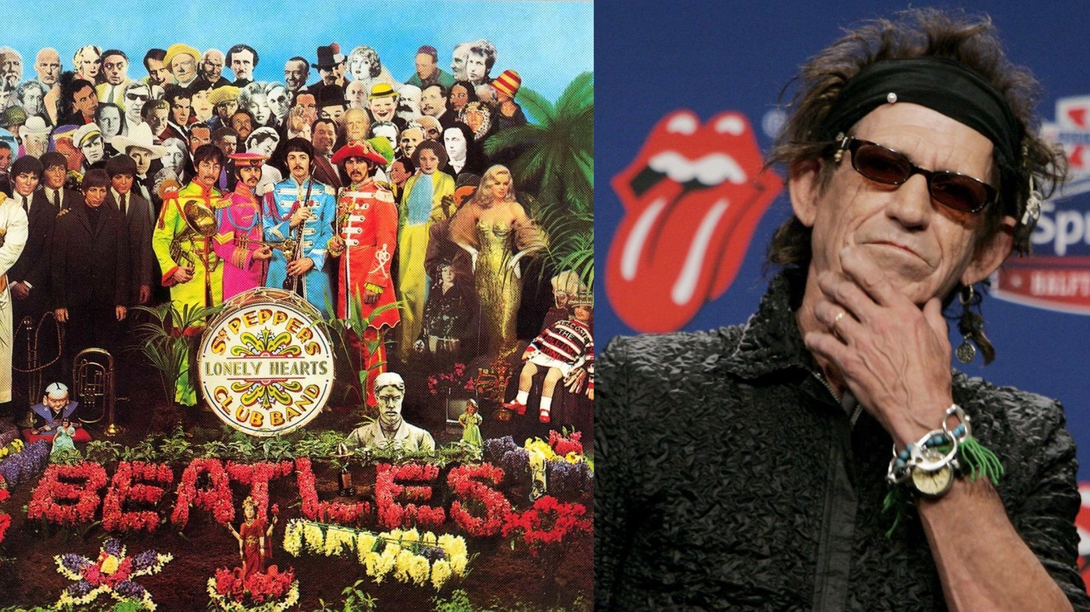 L'album dei Beatles "Sgt Pepper's Lonely Hearts Club Band" e Keith Richards