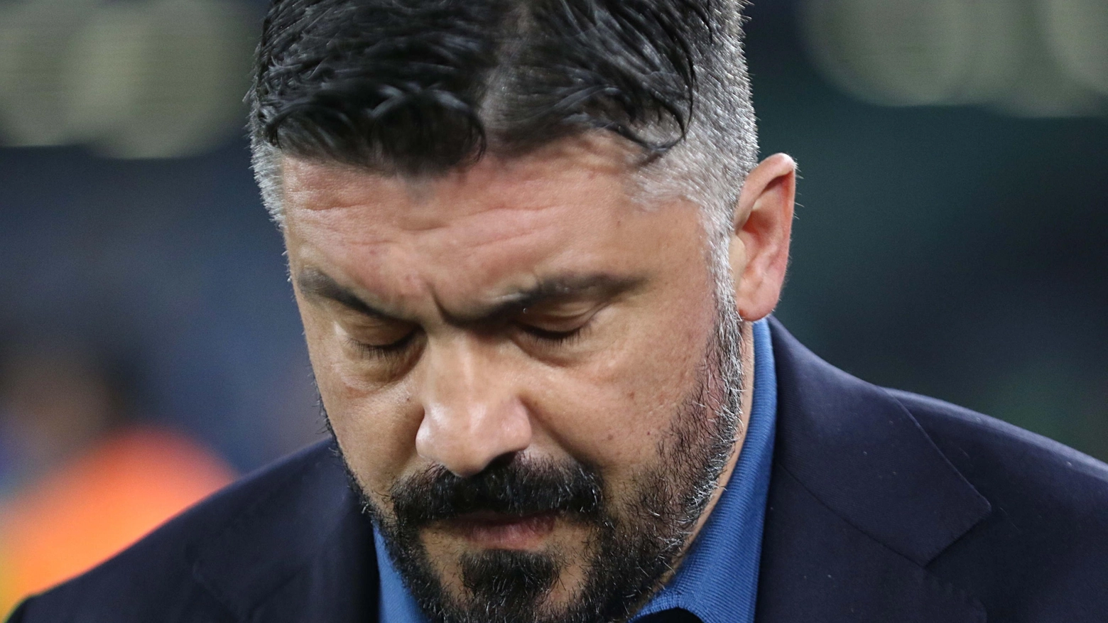Rino Gattuso, allenatore del Napoli (Ansa)