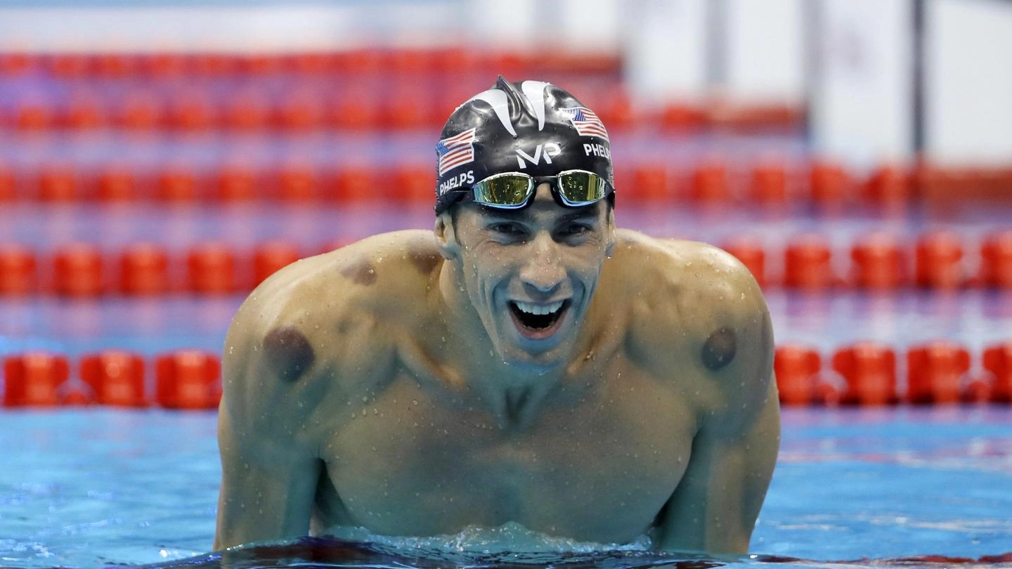 Michael Phelps, 21 ori olimpici (Ansa)