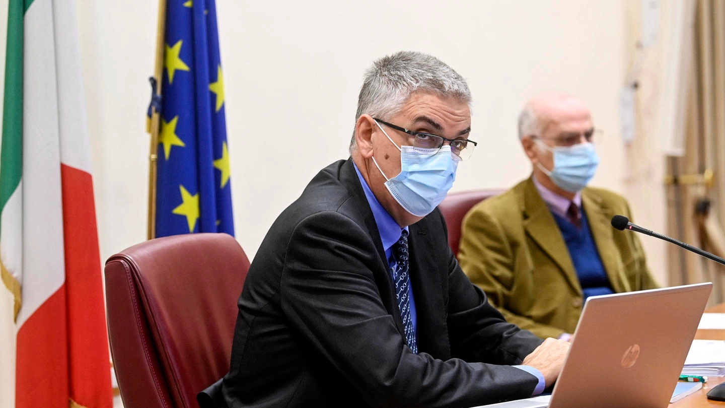 Silvio Brusaferro e Gianni Rezza in conferenza stampa (Ansa)