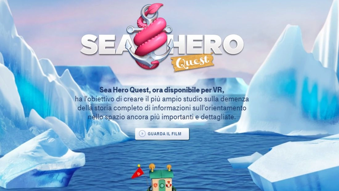 Il videogame 'Sea hero Quest VR' per studiare l'Alzherimer (da seaheroquest.com)