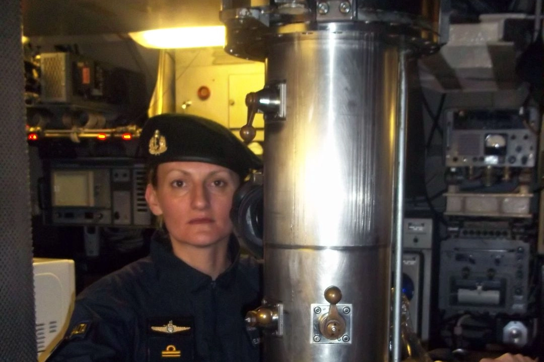 Eliana Krawczyk, prima ufficiale donna, a bordo del sottomarino scomparso (Afp)