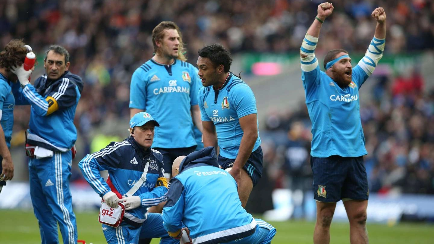 Rugby, l'italia sbanca Edinburgo (Afp)