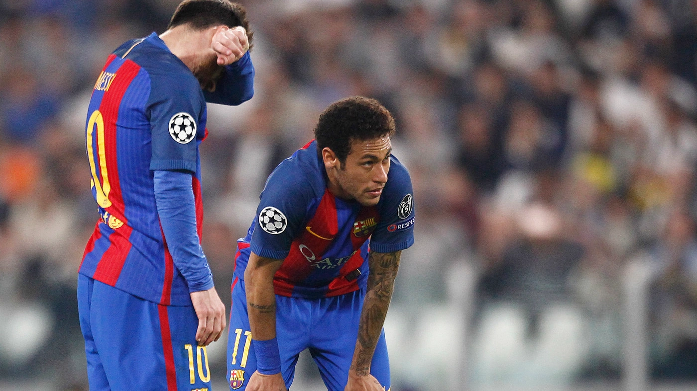 Neymar e Messi, compagni di squadra ai tempi del Barcellona 