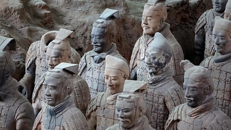L'esercito di terracotta nel mausoleo di Xi'an