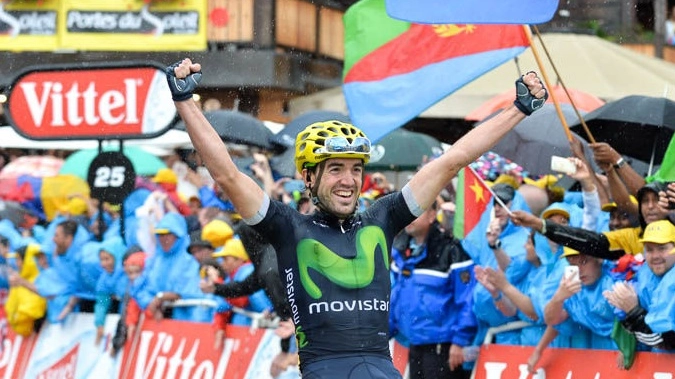 Ion Izaguirre, vincitore della 20^ tappa del Tour de France (© ASO)