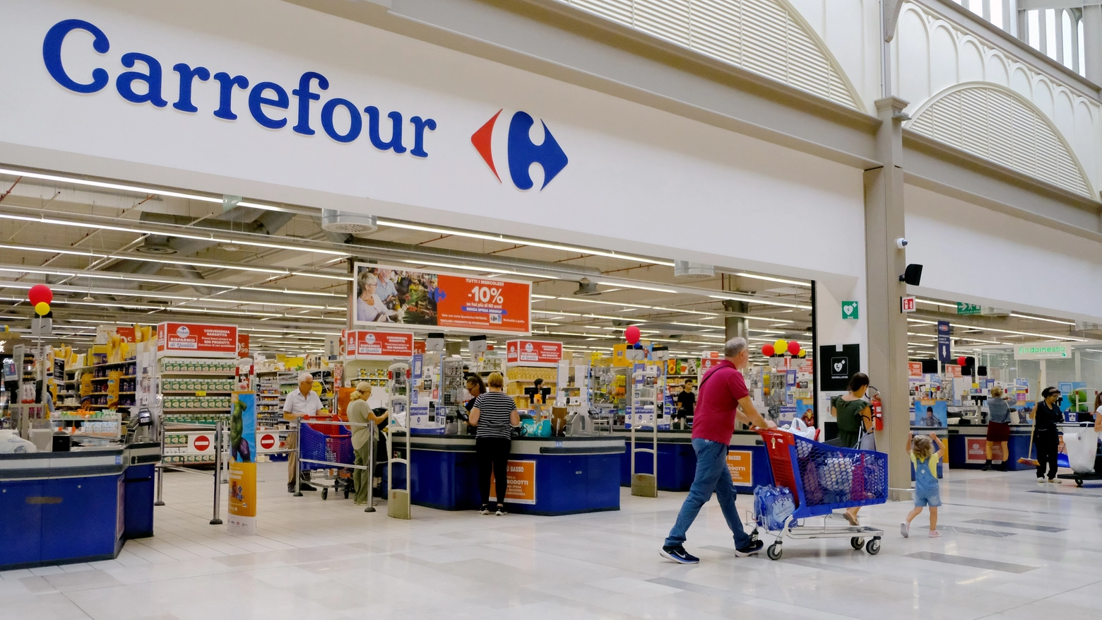 Un supermercato Carrefour