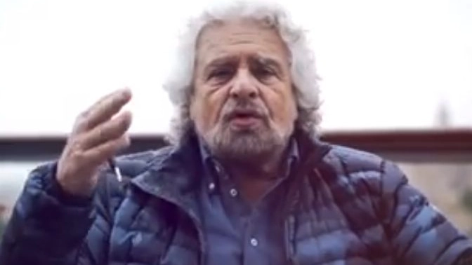 Beppe Grillo nel video sulla situazione di Roma