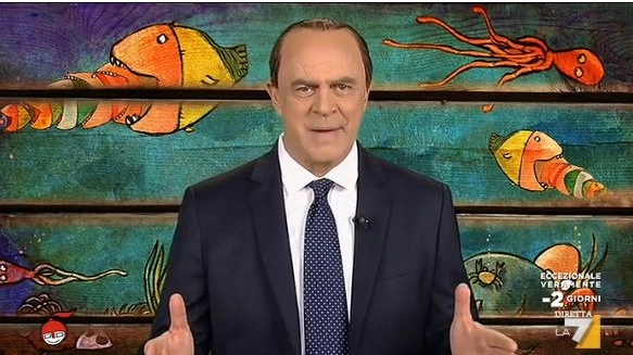 Crozza-Berlusconi a Di Martedì (La7)