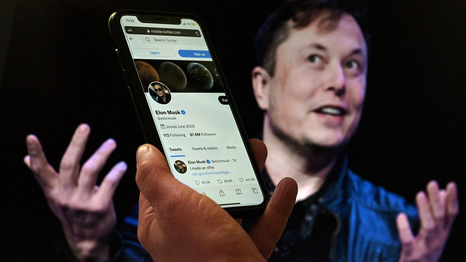 Elon Musk, ceo e proprietario di Twitter (Ansa)