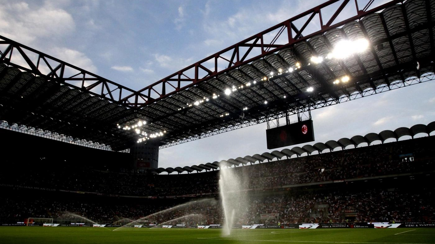 Il Milan in campo in Europa League