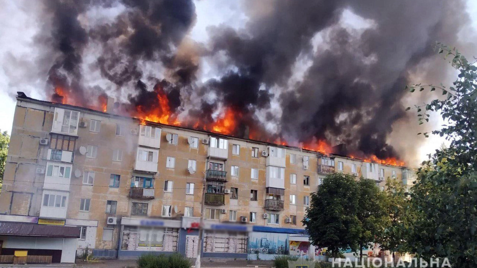 Ucraina-Russia, colpiti quartieri residenziali di Donetsk, 8 luglio 2022