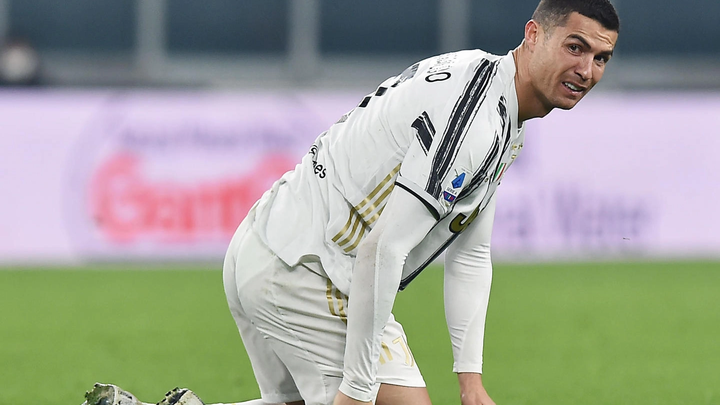 Juventus-Atalanta, Cristiano Ronaldo ha sbagliato un calcio di rigore (Ansa)