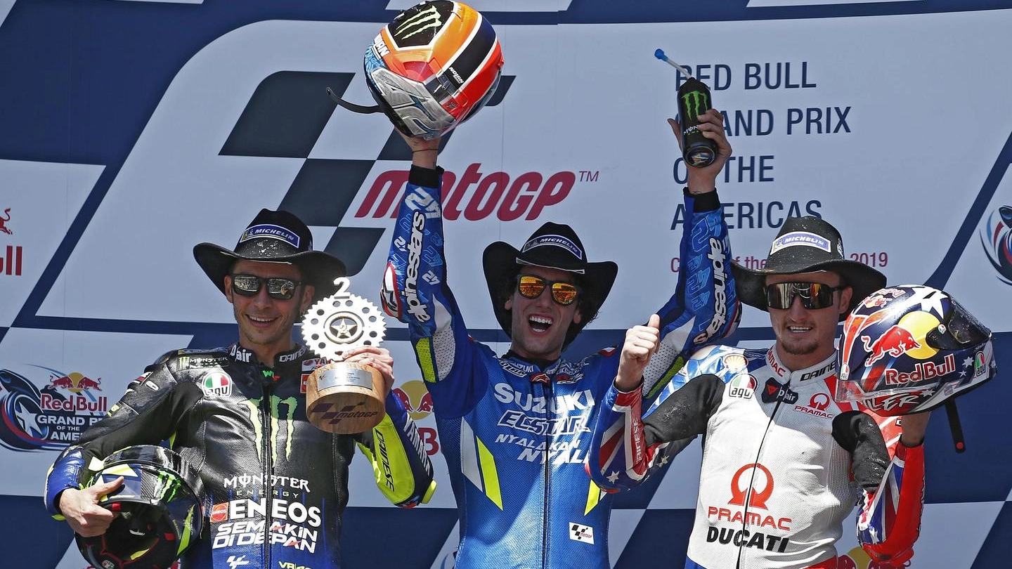 MotoGp: Rossi, Rins e Miller sul podio ad Austin (Ansa) 
