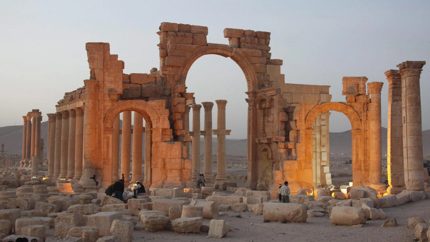 L'antica città di Palmira in Siria
