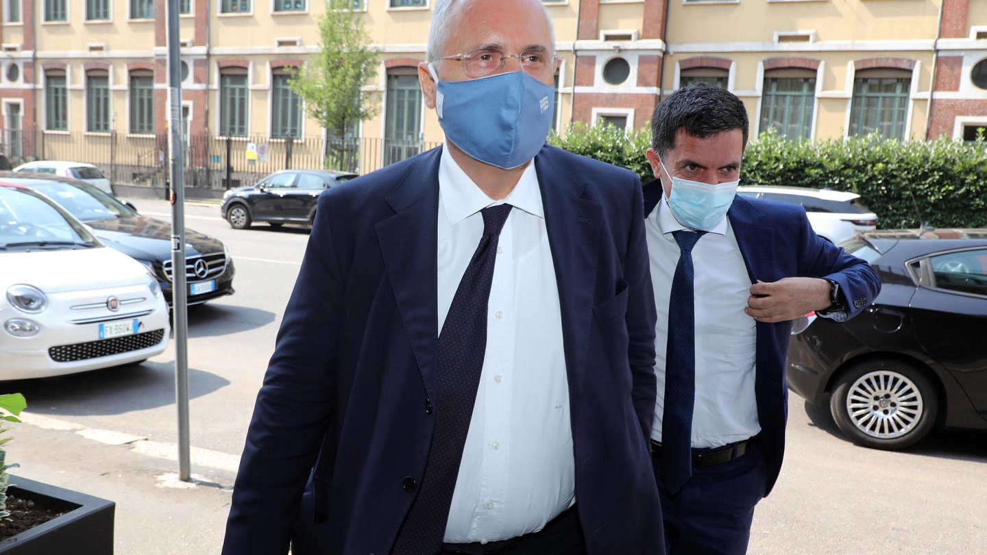 Il presidente della Lazio, Claudio Lotito