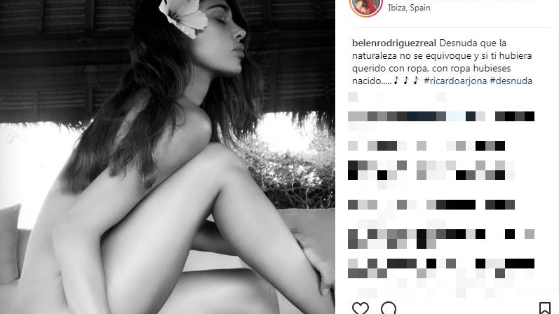 Belen Rodriguez su Instagram