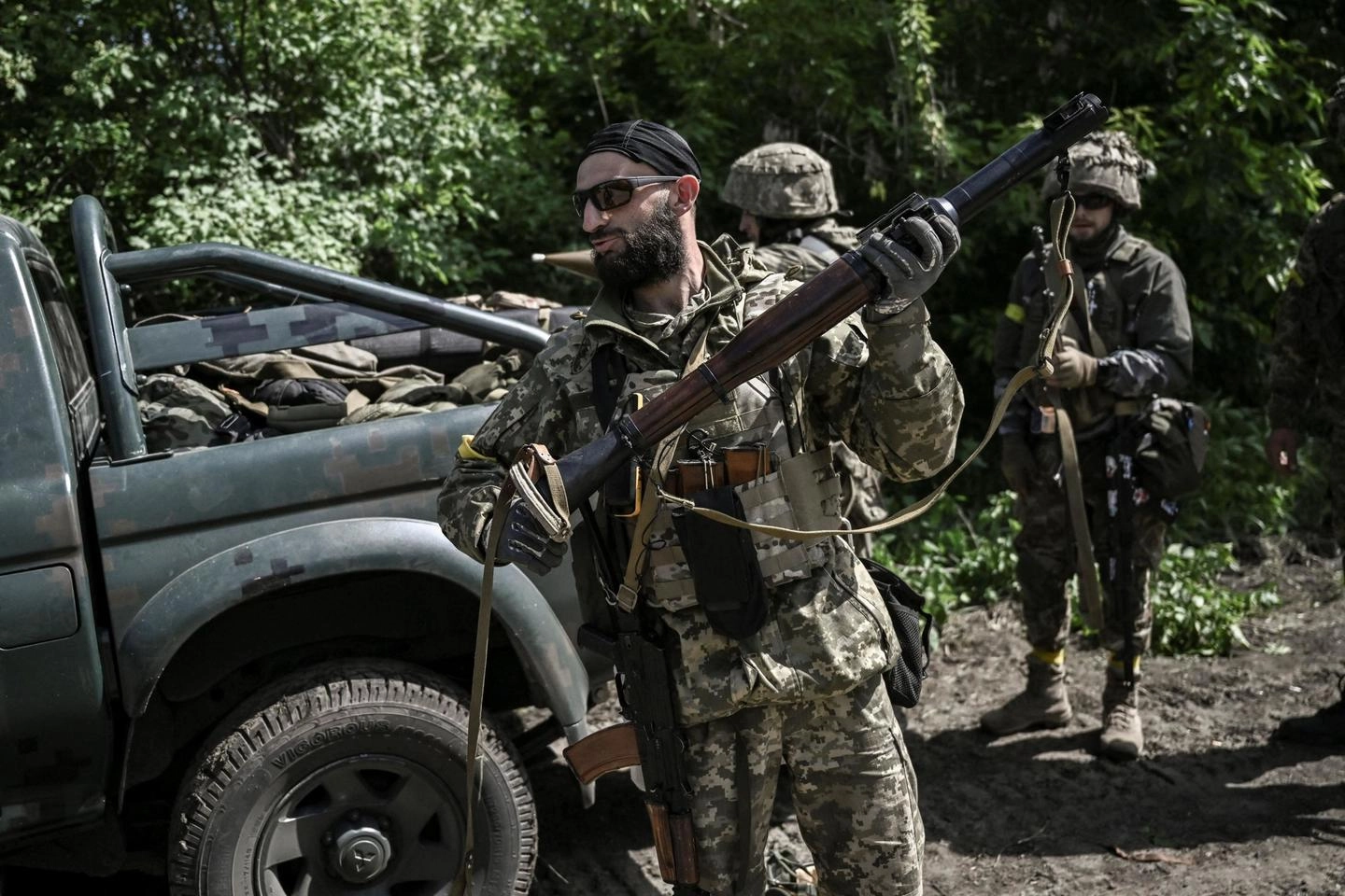 Truppe ucraine nel Donbass (Ansa) 