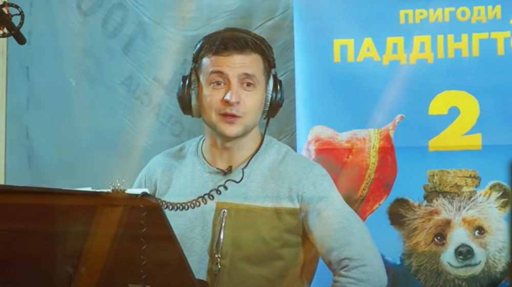 Volodymyr Zelenskyy doppiatore di Paddinton (Foto: LGFILM Ukraine)