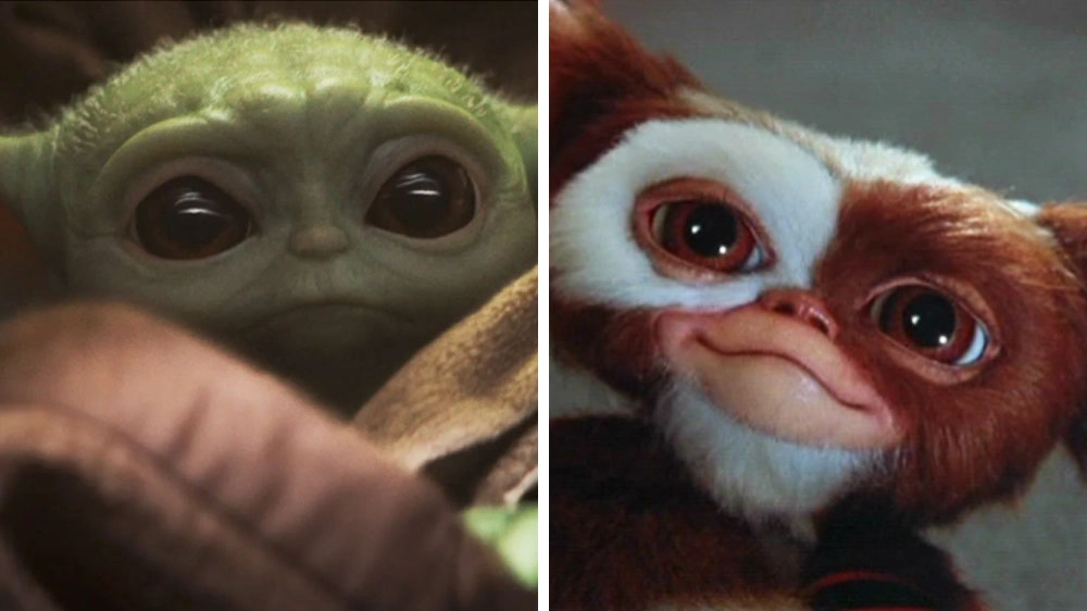 Baby Yoda (a sinistra) e Gizmo (a destra) - Foto: Lucasfilm/Warner/Amblin