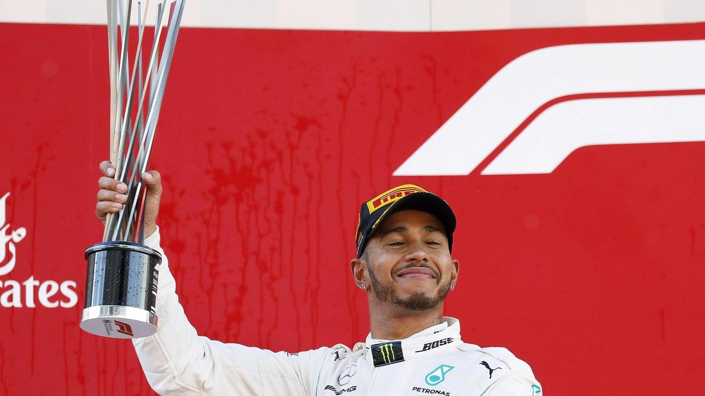 Lewis Hamilton vince il Gp di Spagna (Ansa)