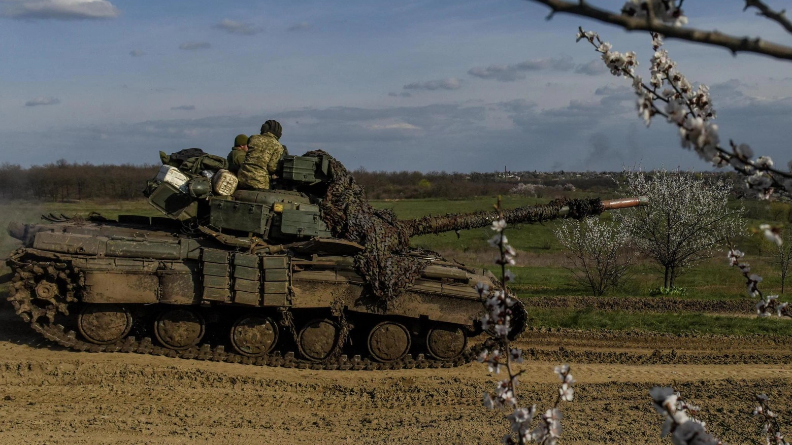 Un tank ucraino