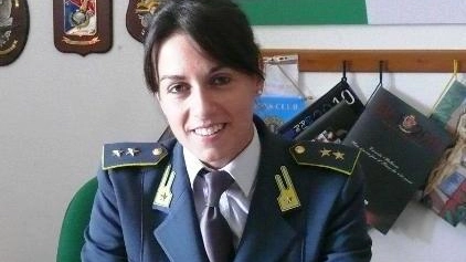 Diana Campanella, 27 anni, dal 2013 comandante della Guardia di Finanza di Macerata