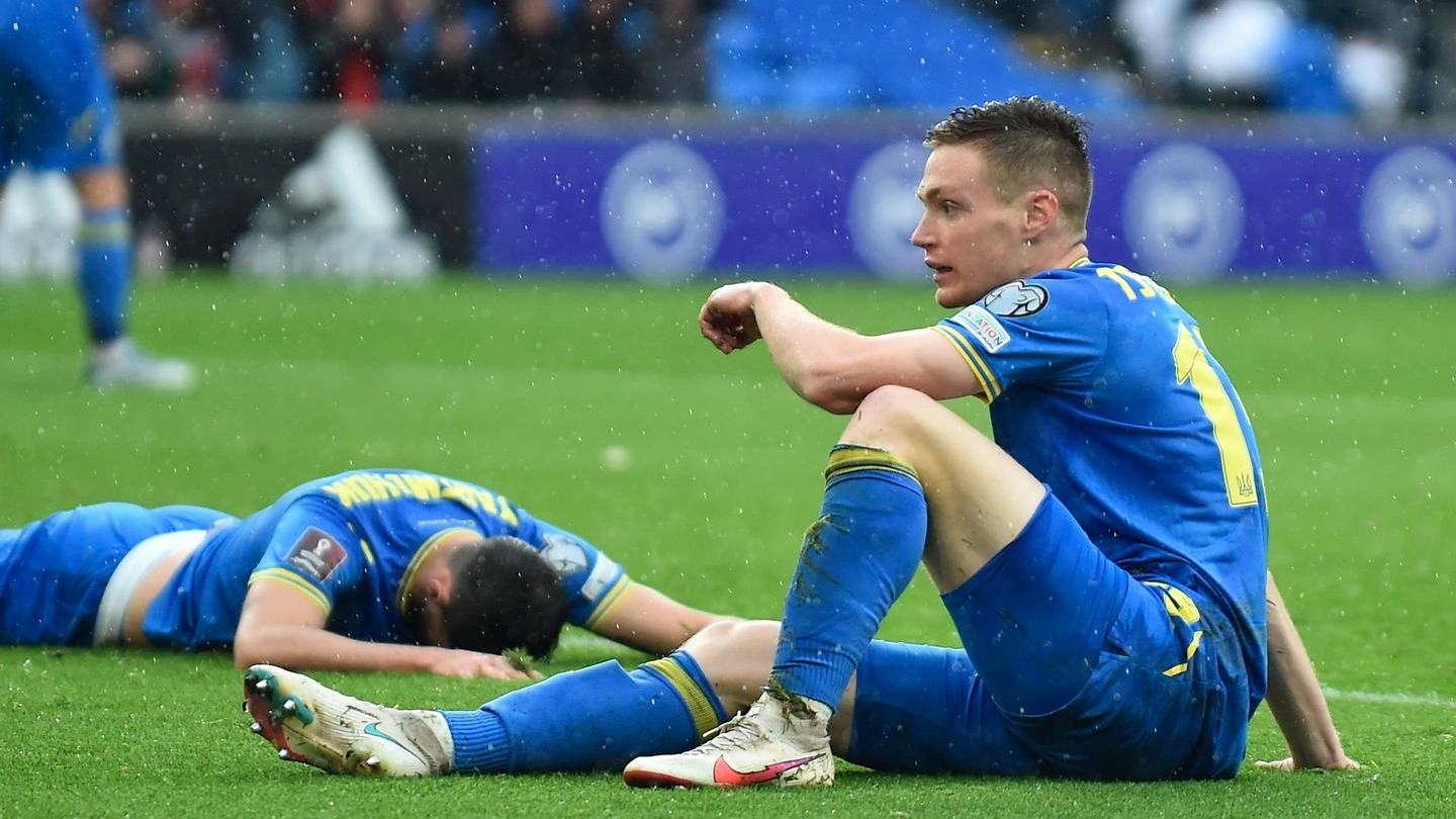 L'Ucraina ha mancato la qualificazione ai Mondiali di Qatar 2022 (Ansa)