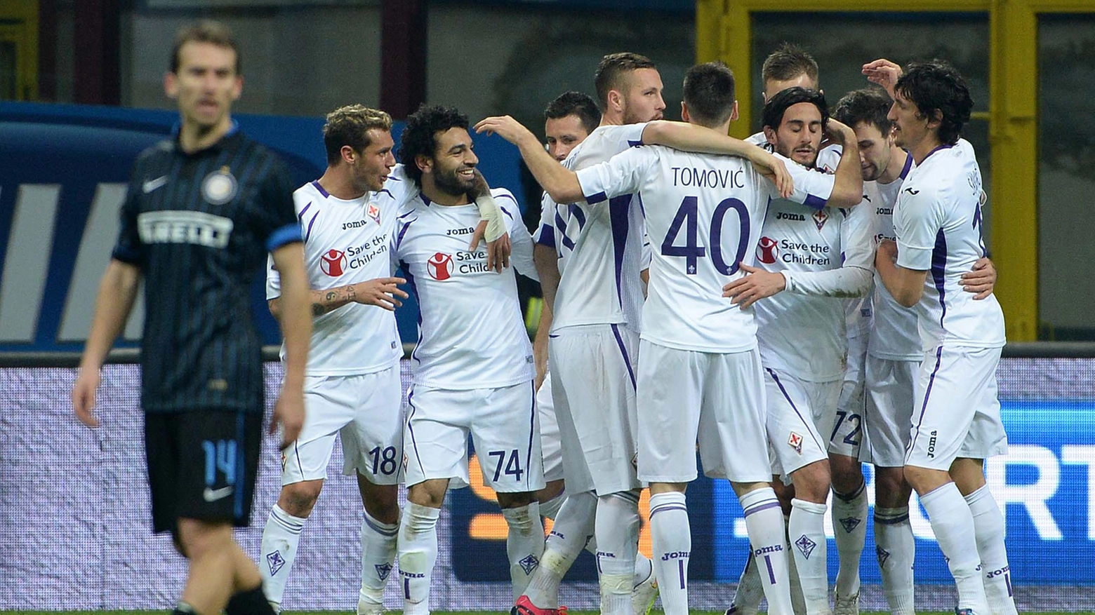 Salah premia la Fiorentina a San Siro (Alive)